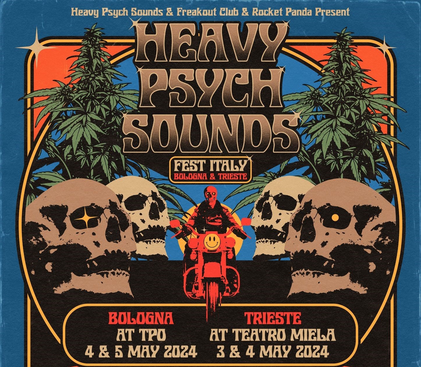 Heavy Psych Sounds Fest 2024 in Bologna & Trieste It's Psychedelic